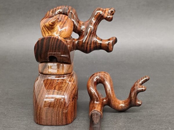 901　弓型　小型　万力　黄金檀 - 画像 (6)