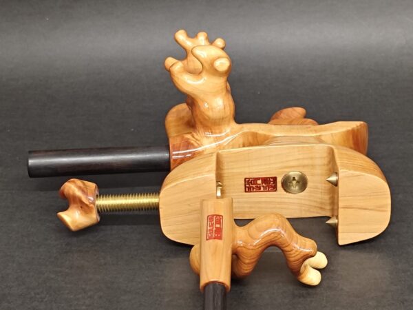 901　弓型　小型　左手　万力　ヒバ - 画像 (8)